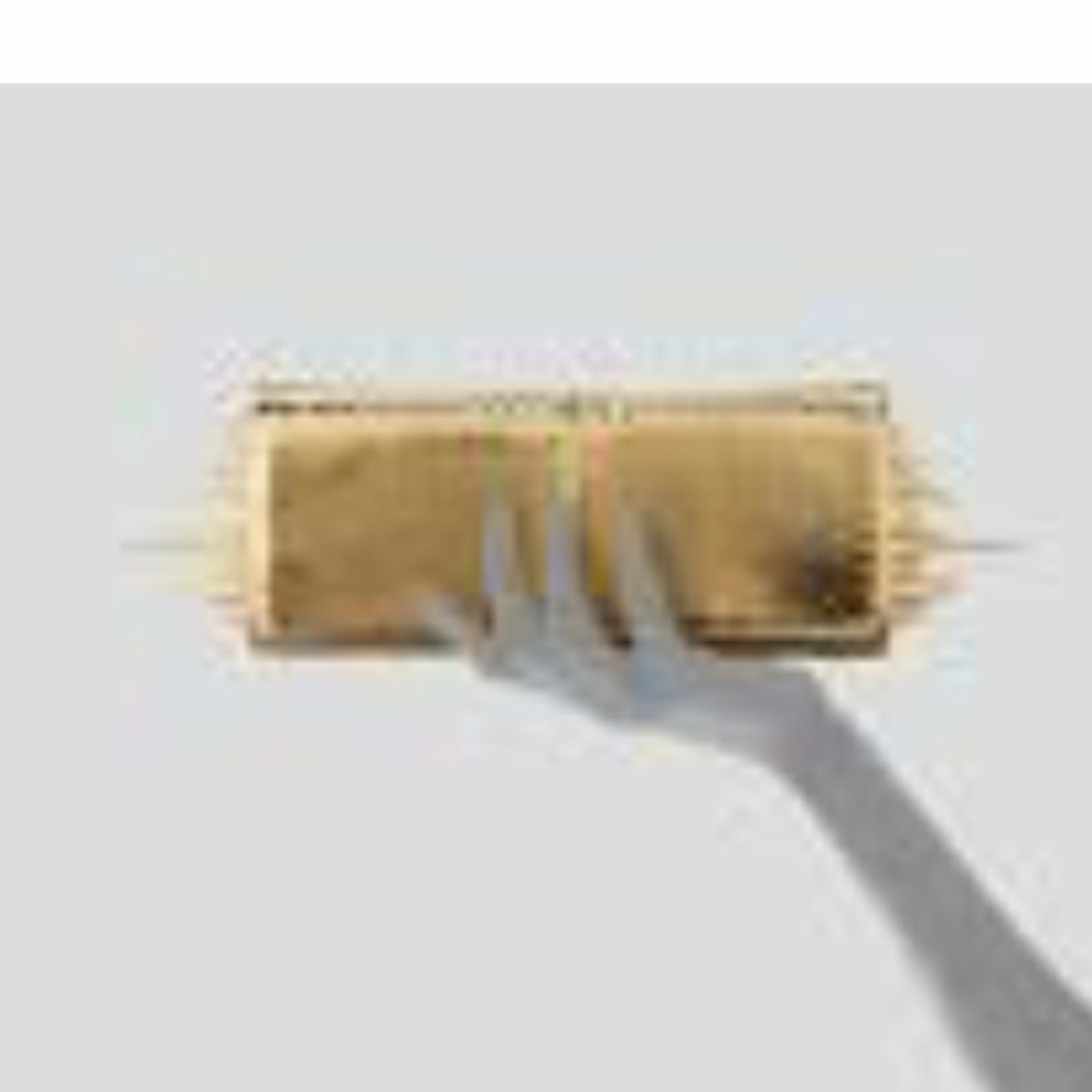 Christian Louboutin Marquise Spikes Patent Gold Clutch